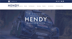 Desktop Screenshot of hendyperformance.co.uk