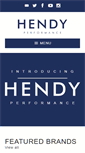 Mobile Screenshot of hendyperformance.co.uk